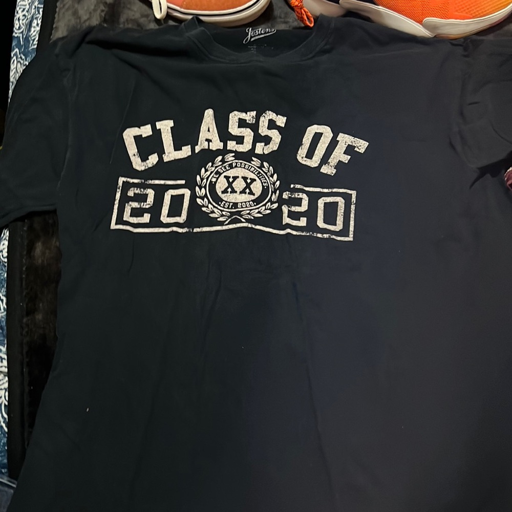 Class of 2020 black t-shirt